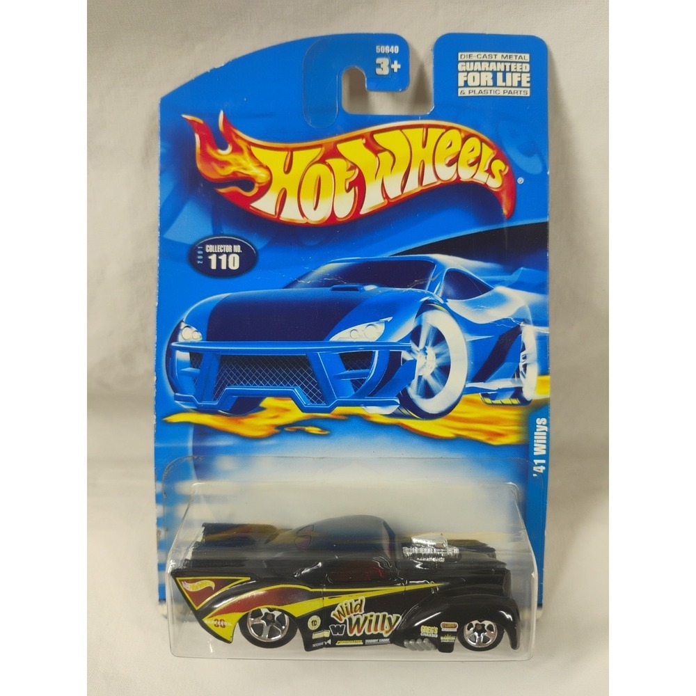 2001‎ Hot Wheels #110 Wild Willy '41 Willys Car